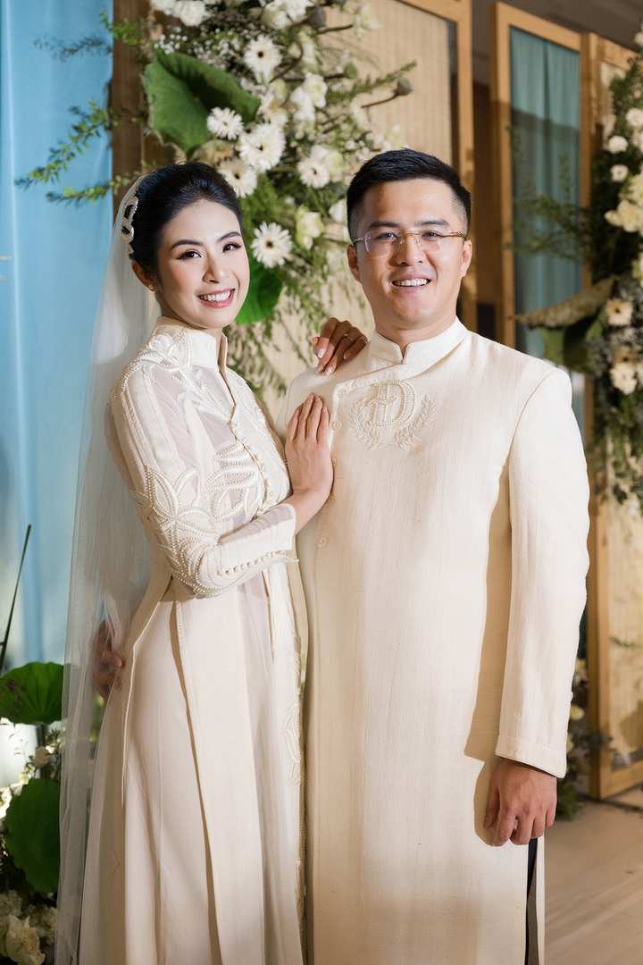 Đám cưới đậm chất làng quê của Hoa hậu Ngọc Hân - 5