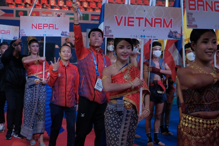 Đội tuyển Việt Nam tham gia tranh tài tại giải Vô địch Kickboxing châu Á - 5