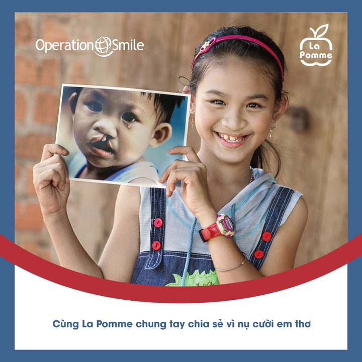 La Pomme và Tổ chức Phẫu thuật Nụ cười chung tay tạo ra nhiều nụ cười trẻ thơ - 2