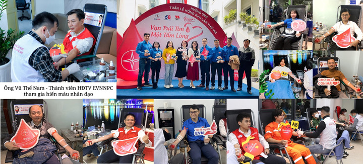 Nhân viên EVNNPC hiến máu nhân đạo hưởng ứng Tuần lễ hồng EVN lần thứ VIII - 4