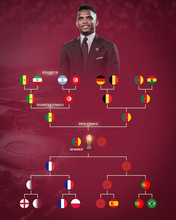 Giật mình trước dự đoán World Cup 2022 của Eto'o, tưởng trò hề lại hóa sự thật - 1