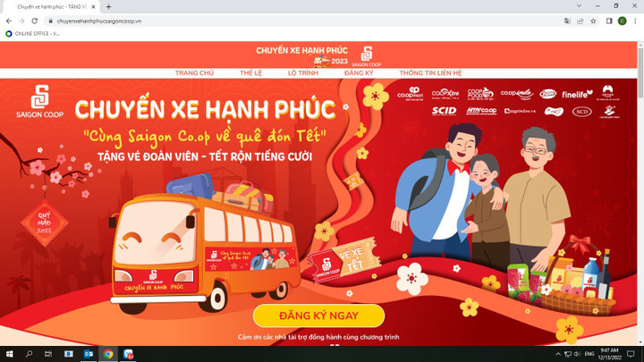 Saigon Co.op tổ chức chuyến xe 0 đồng đưa người lao động về quê ăn Tết - 1