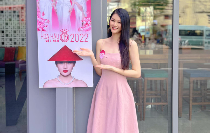 Cô gái từng nặng 70 kg 'lột xác' mỹ miều, vào chung kết Hoa hậu Việt Nam 2022 - 2