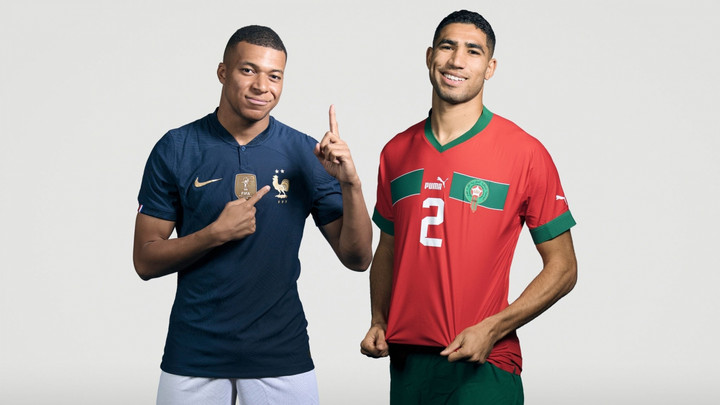 Đội hình Pháp vs Maroc: Mbappe đối đầu Hakimi - 1