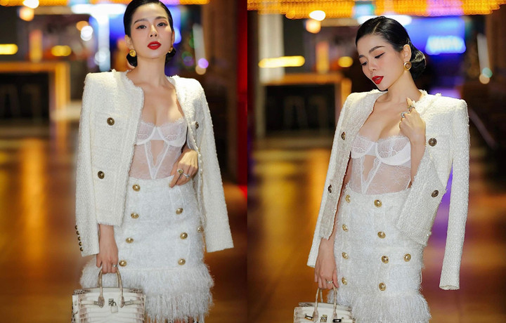 Sao Việt 16/12: Lệ Quyên mặc áo ren gợi cảm, đọ sắc cùng vợ Công Lý - 1