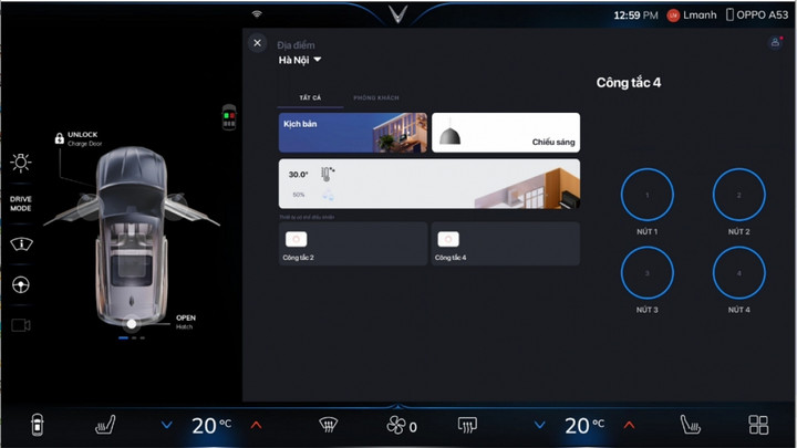 Điều khiển nhà thông minh chỉ bằng câu lệnh 'Hey VinFast!' trên VF 8 - 2