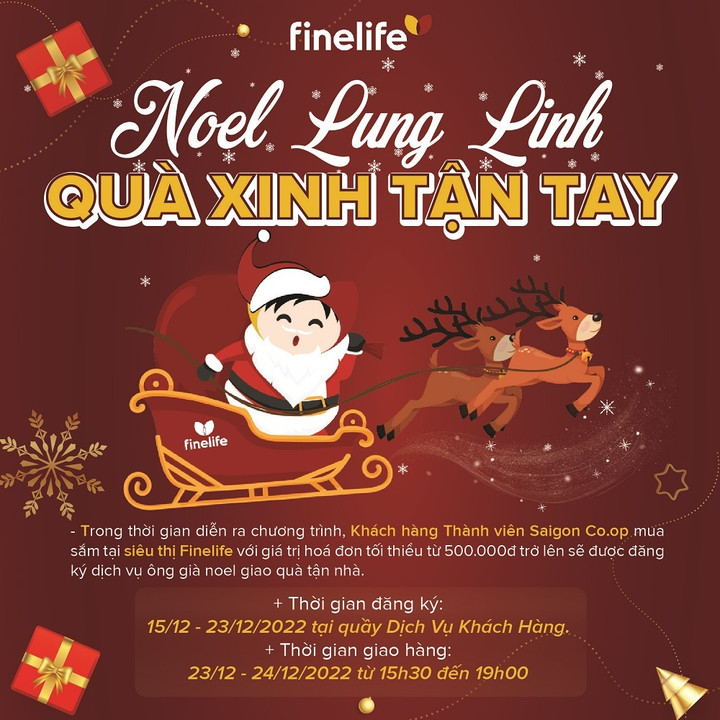 Cùng Finelife tham gia chương trình 'Đón Giáng sinh sang - Rinh quà rộn ràng' - 2