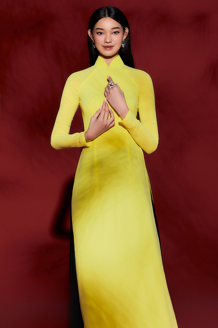 Thí sinh Hoa Hậu Việt Nam 2022 khoe sắc với áo dài - 4