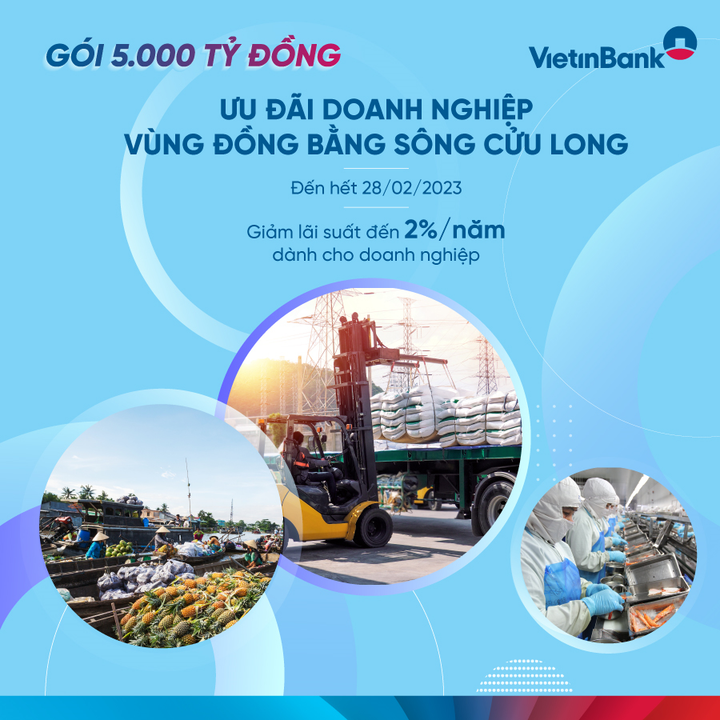 VietinBank giảm thêm 2% lãi suất cho vay doanh nghiệp vùng ĐBSCL - 1