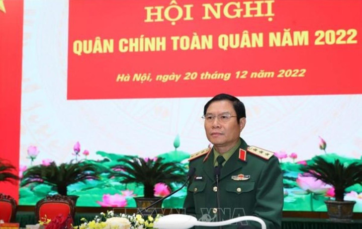 Tổng Bí thư Nguyễn Phú Trọng dự hội nghị quân chính toàn quân 2022 - 2