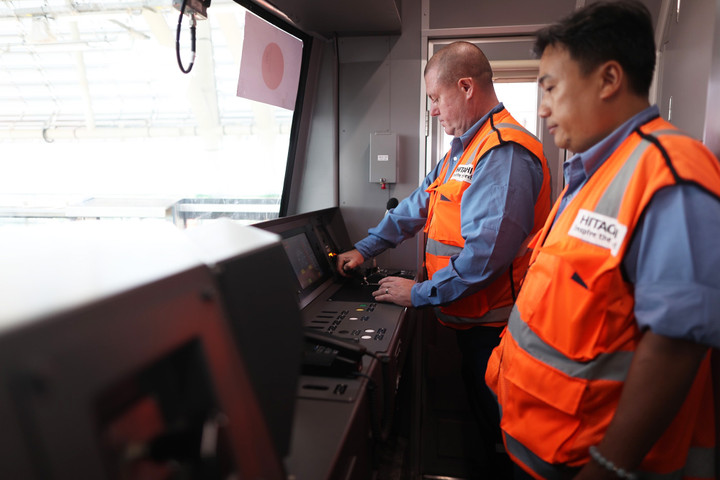 TP.HCM: Đoàn tàu Metro số 1 chạy thử nghiệm 9 km đoạn trên cao - 4