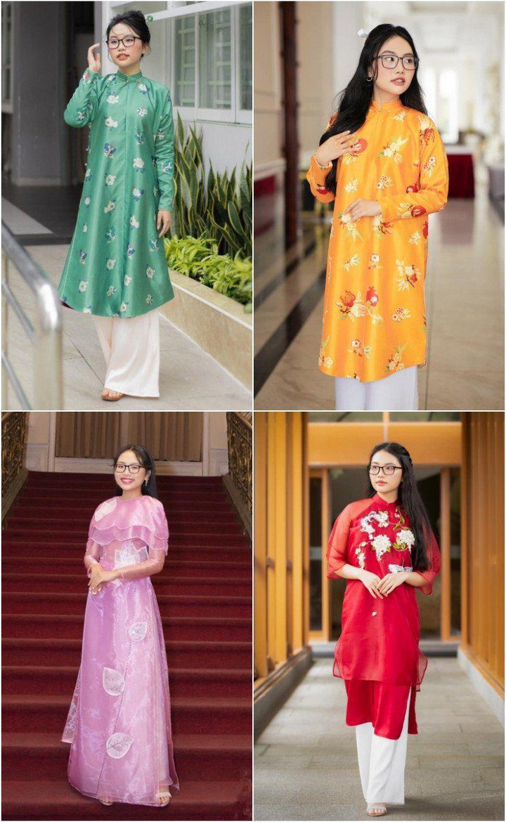 Vẻ nền nã mà cá tính của Phương Mỹ Chi trong tà áo dài