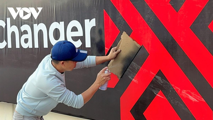 Khung thành sân Mỹ Đình được gia cố trước trận Việt Nam vs Malaysia - 7