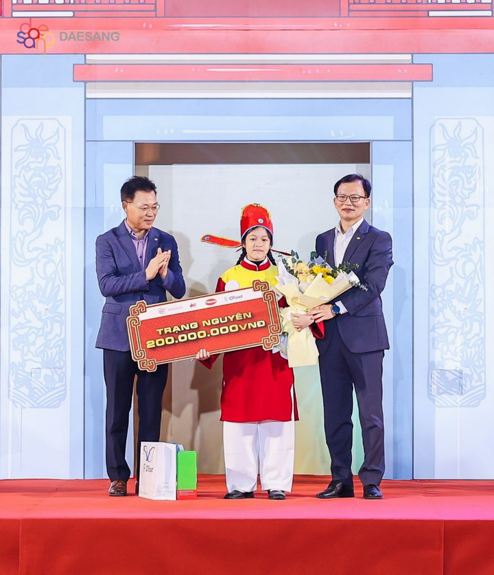 Tập đoàn Daesang đồng hành cùng Trạng Nguyên 13 tuổi tìm ra chủ nhân bảng vàng - 2