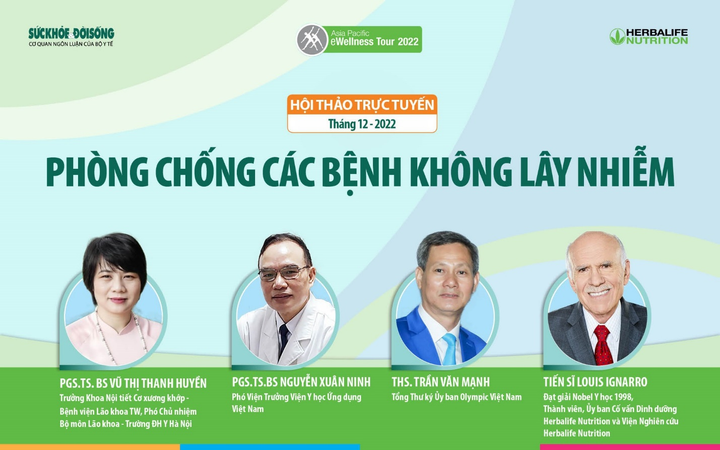 Herbalife tổ chức hội thảo trực tuyến 'Phòng chống các bệnh không lây nhiễm' - 4