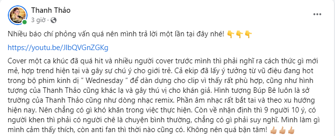 Thanh Thảo: ‘Mình làm gì mình cảm thấy thích, còn antifan thì thời nào cũng có’ - 1
