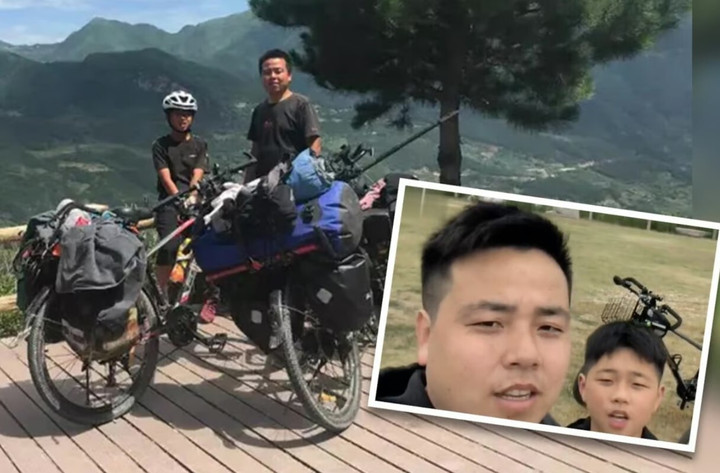 Hai bố con cùng đạp xe 9.000 km trong 7 tháng để hàn gắn mối quan hệ - 1