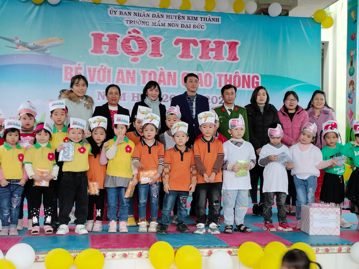Hải Dương: Trường mầm non Đại Đức tổ chức hội thi 'Bé với an toàn giao thông' - 2