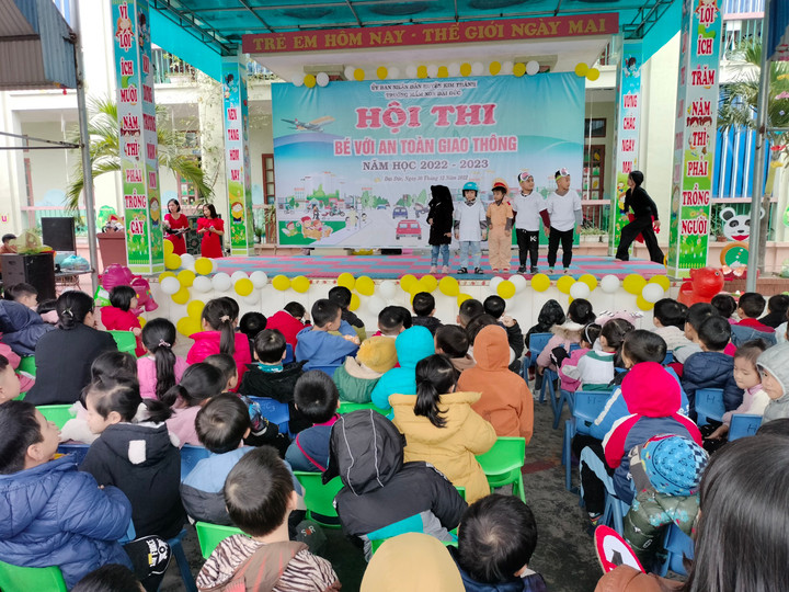Hải Dương: Trường mầm non Đại Đức tổ chức hội thi 'Bé với an toàn giao thông' - 3