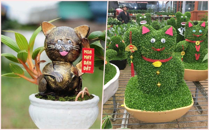 Quà tặng hình mèo đủ loại tràn ngập thị trường đón Tết Quý Mão - 3