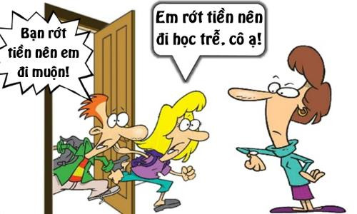 Cô giáo 'á khẩu' trước lý do trò đi học muộn - 1