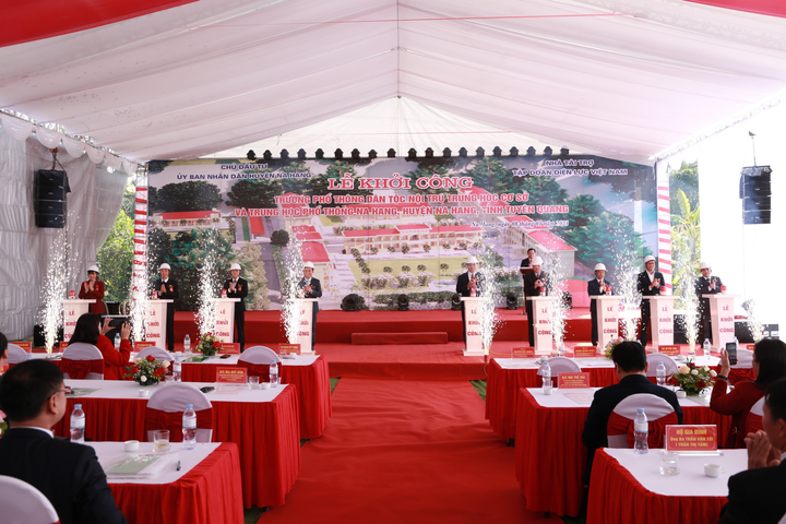 Ngành điện tài trợ 50 tỷ đồng xây Trường phổ thông dân tộc nội trú ở Tuyên Quang - 1