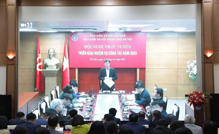 BHXH Việt Nam tổ chức Hội nghị trực tuyến triển khai nhiệm vụ công tác năm 2023 - 3