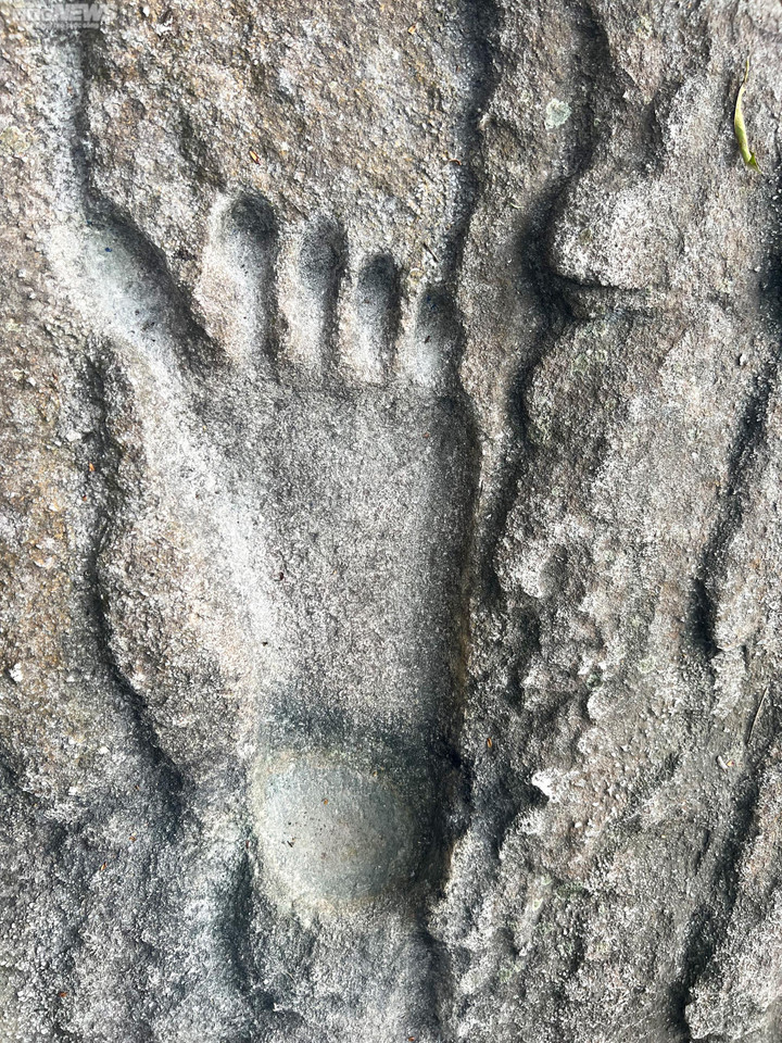 Bí ẩn những dấu chân khổng lồ trên núi Cậu ở Bình Dương - 5