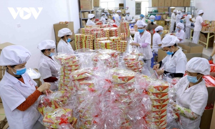 Doanh nghiệp tăng tốc sản xuất hàng hoá dịp Tết Nguyên đán - 1