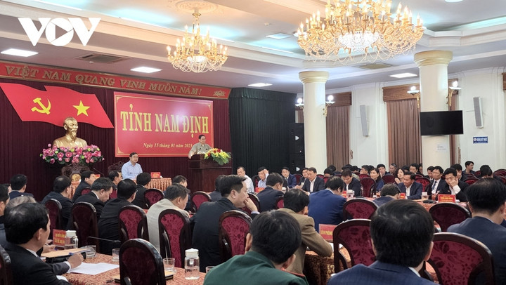Thủ tướng Phạm Minh Chính làm việc với lãnh đạo tỉnh Nam Định - 1