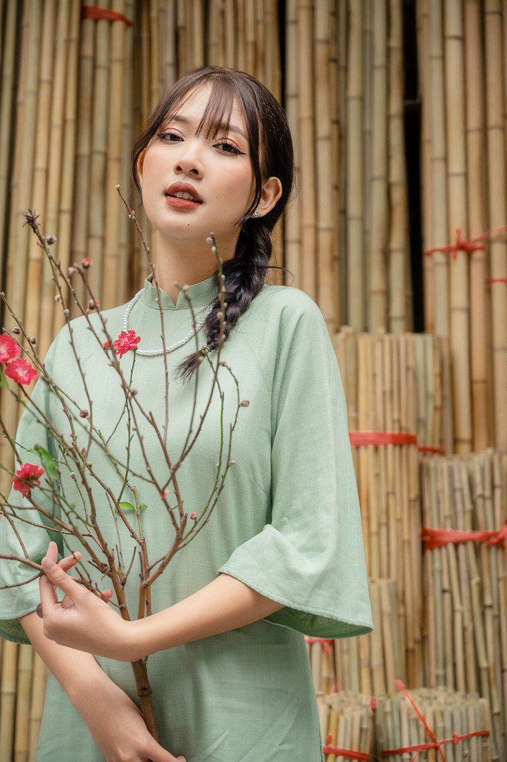 Á hậu Hoa Đan kể kỷ niệm vui khi ra Hà Nội chụp áo dài ngày giáp Tết - 6