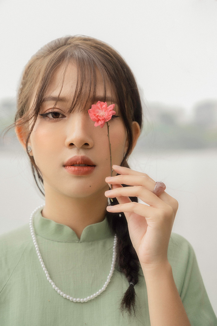 Á hậu Hoa Đan kể kỷ niệm vui khi ra Hà Nội chụp áo dài ngày giáp Tết - 8