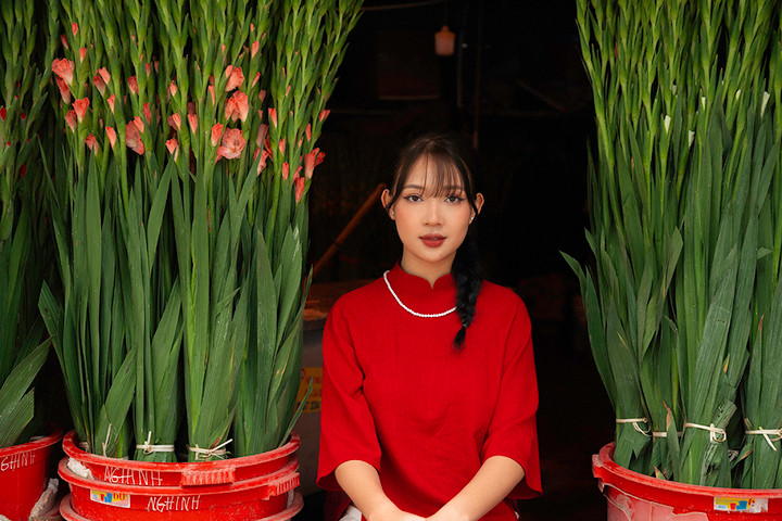 Á hậu Hoa Đan kể kỷ niệm vui khi ra Hà Nội chụp áo dài ngày giáp Tết - 4