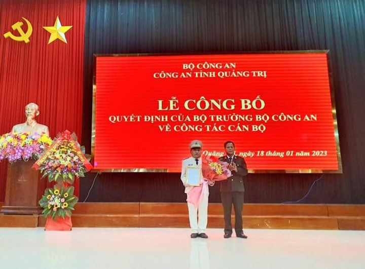 Trưởng Công an thành phố Đông Hà làm Phó Giám đốc Công an tỉnh Quảng Trị - 1