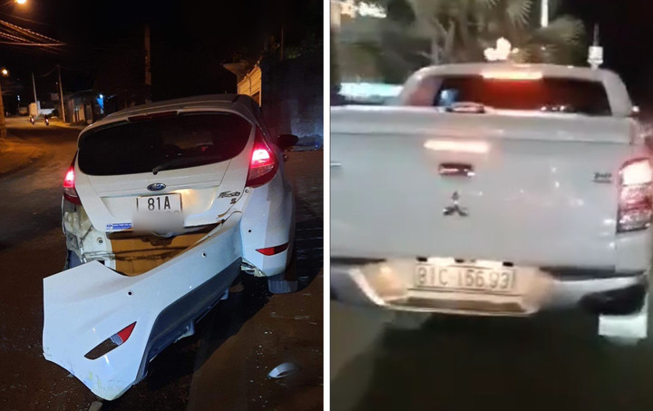 Gia Lai: Tài xế bỏ chạy, vượt đèn đỏ sau va chạm giao thông - 1