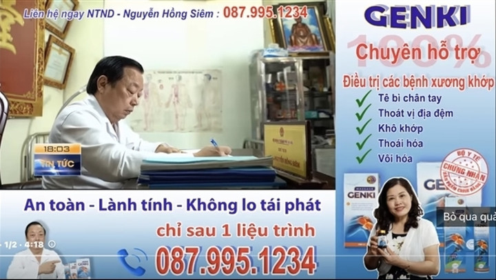Bộ Y tế đề nghị xử lý nghệ sĩ quảng cáo, thổi phồng sản phẩm không phải là thuốc - 1