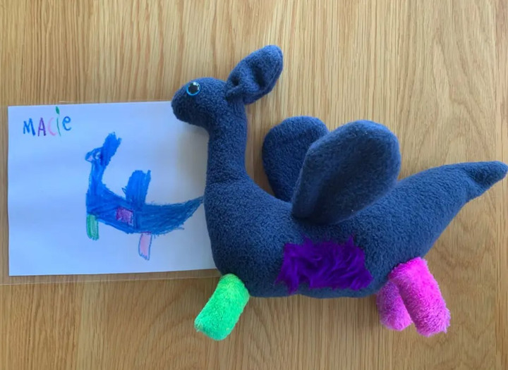 Cô giáo biến hình vẽ nguệch ngoạc của học sinh thành thú bông ngộ nghĩnh - 4