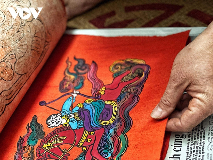 Người kế thừa duy nhất của làng tranh Tết nức tiếng kinh kỳ - 1