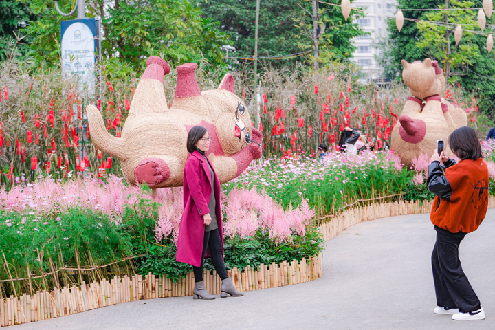 Cùng người Hà Nội du xuân trẩy hội tại đường hoa Home Hanoi Xuan 2023 - 11