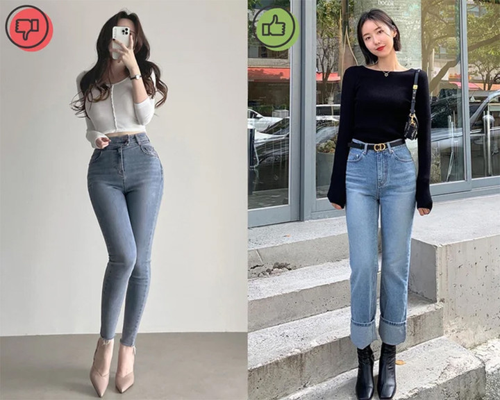 5 kiểu quần jeans lỗi mốt mà phụ nữ sành điệu thôi mặc - 1