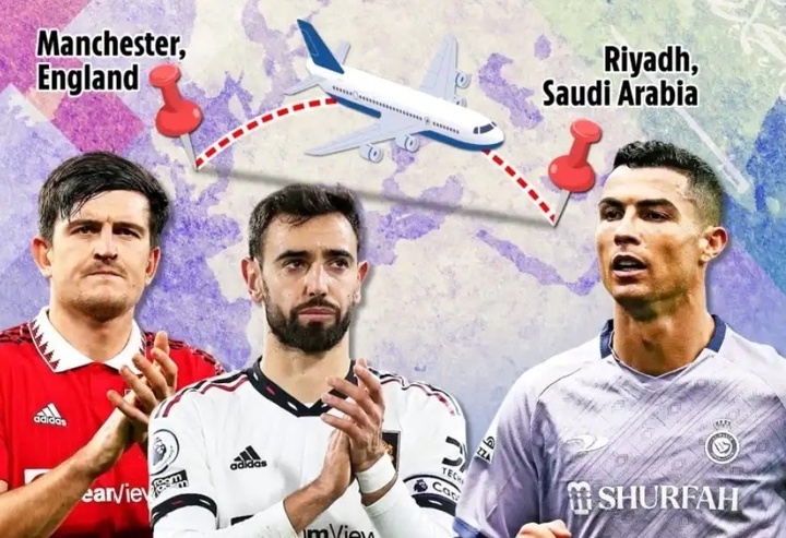 Ronaldo mời 4 cầu thủ Man Utd đến Ả Rập Xê Út - 1