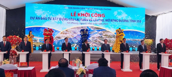 Khởi công Dự án cầu đường gần 1.335 tỷ đồng kết nối Hải Phòng và Quảng Ninh - 2