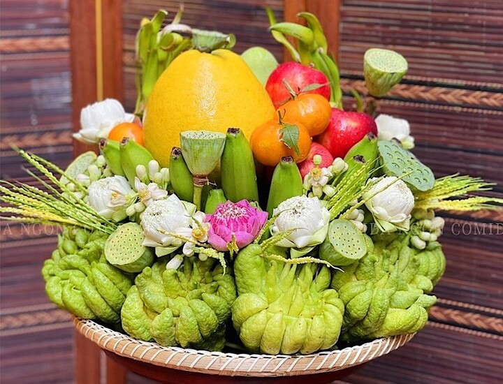 Những mâm quả cúng rằm tháng Giêng đắt đỏ - 3