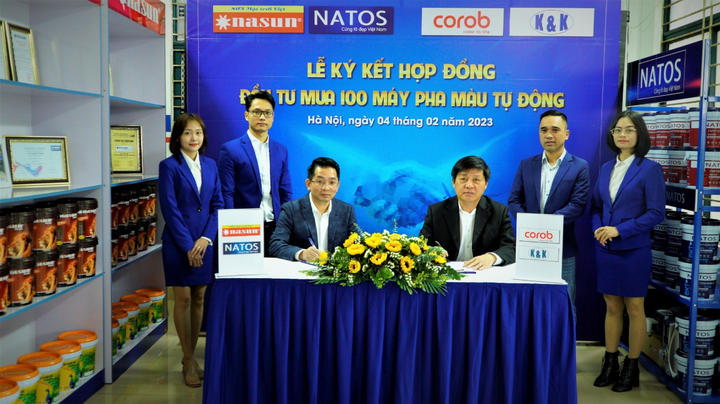 Nasun Group đầu tư mua 100 máy pha màu tự động thương hiệu Corob - 3