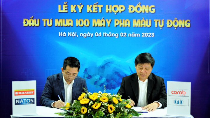 Nasun Group đầu tư mua 100 máy pha màu tự động thương hiệu Corob - 4