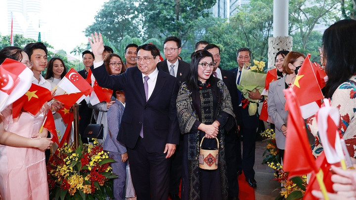 Thủ tướng Phạm Minh Chính bắt đầu chuyến thăm chính thức Singapore và Brunei - 5