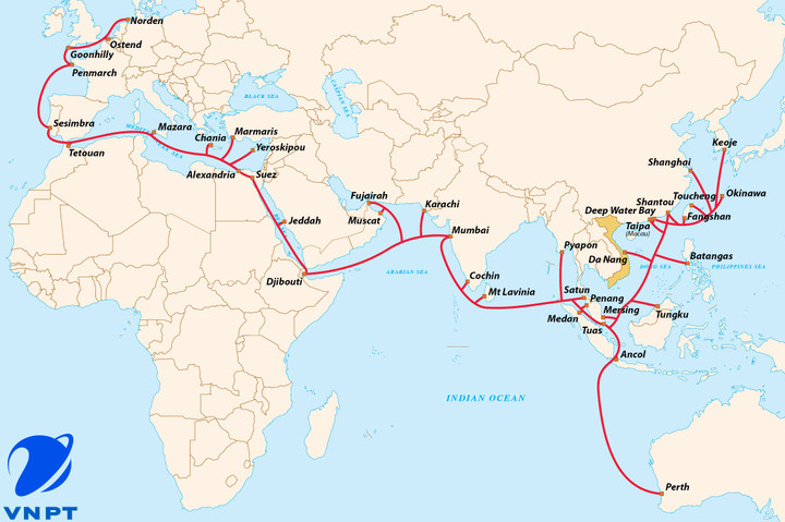 4 tuyến cáp quang gặp sự cố, kết nối Việt Nam với Internet toàn cầu chỉ còn một - 1