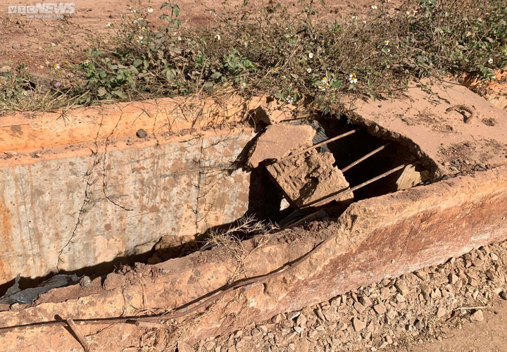 Mương thoát nước tại dự án nâng cấp quốc lộ 3.600 tỷ đồng chưa xong đã hỏng - 4