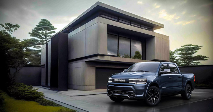 Ram, Chevrolet Silverado 1500, ảnh 7 Bán tải điện Ram REV 2024 lộ diện với thiết kế mới - 8