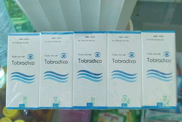 Thu hồi lô thuốc nhỏ mắt Tobradico kém chất lượng - 1